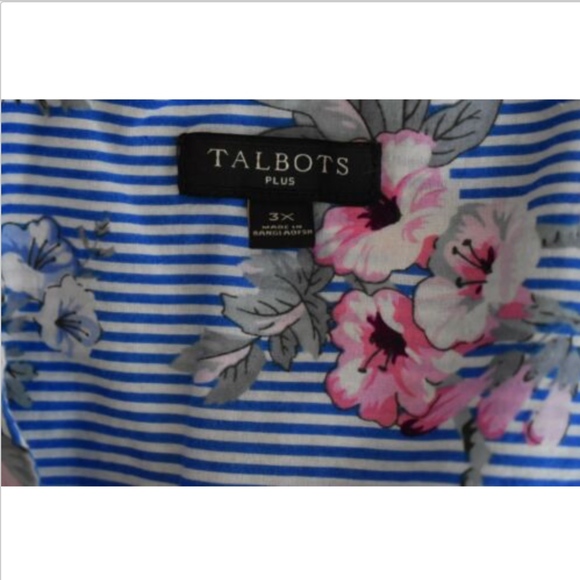 Talbots women's blouse plus size 3X top shirt - Picture 7 of 8